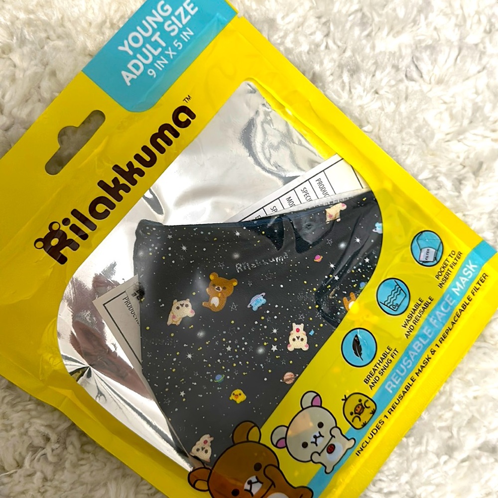 Rilakkuma Reusable Adult Face Mask
